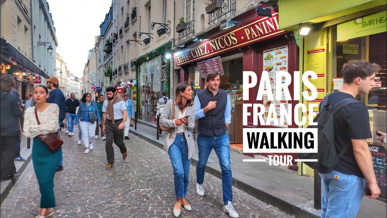 Caminhando em torno Catedral de Notre Dame em Paris | Walking Tour