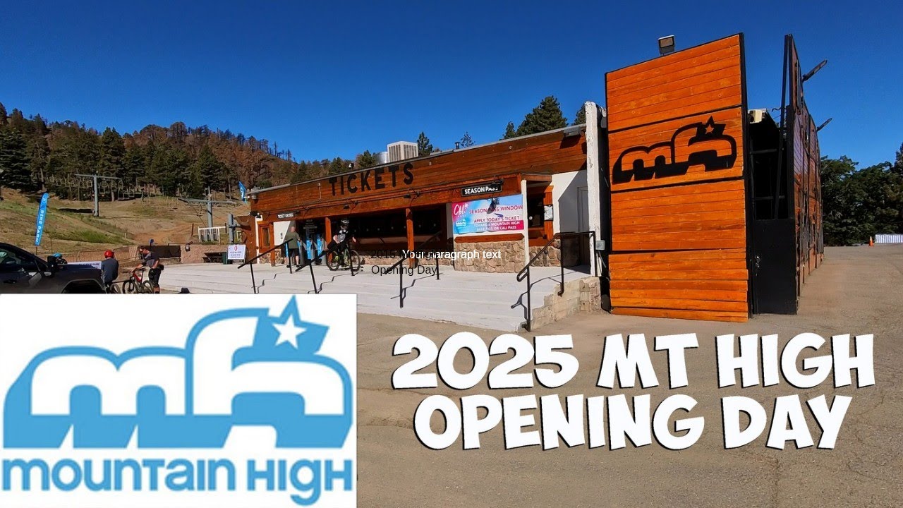 2025 Mt High Opening Day - Full Runs  - Phase 1 Trails