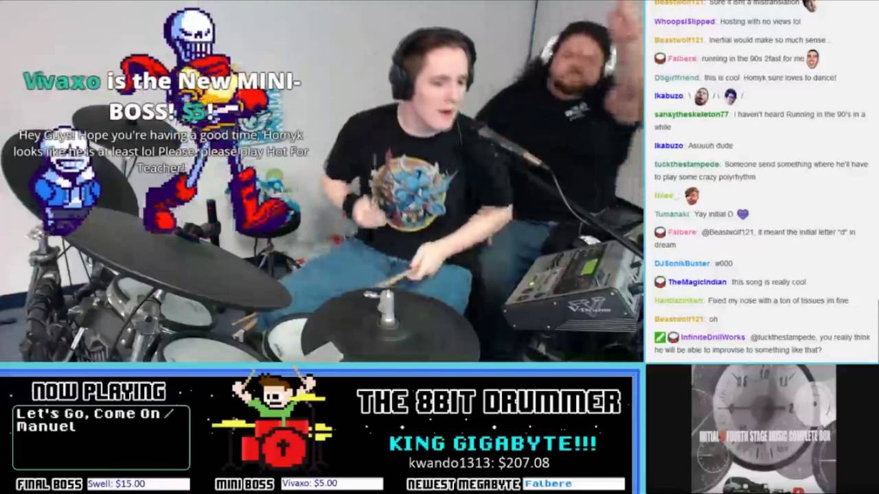 Manuel - Let's Go, Come on (The8BitDrummer Drum Cover)
