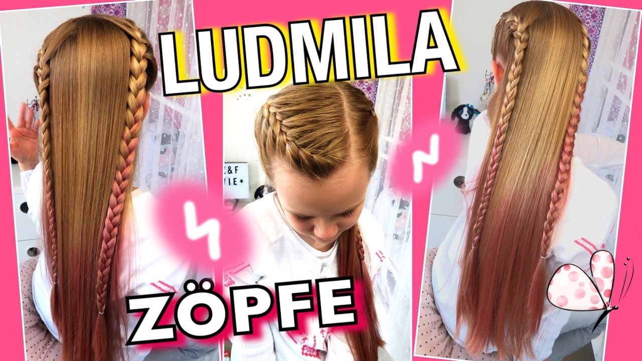 LUDMILA ZÖPFE💜Violetta inspiriert💜coole Mädchen Zöpfe&Frisuren Tutorial