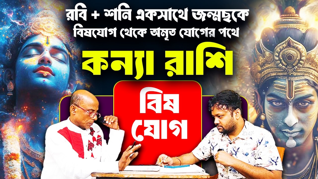 বিষযোগ থেকে অমৃত যোগের পথে | রবি + শনি একসাথে জন্মছকে Bish Jog কন্যা রাশি Kanya 2026 #PradipSahoo