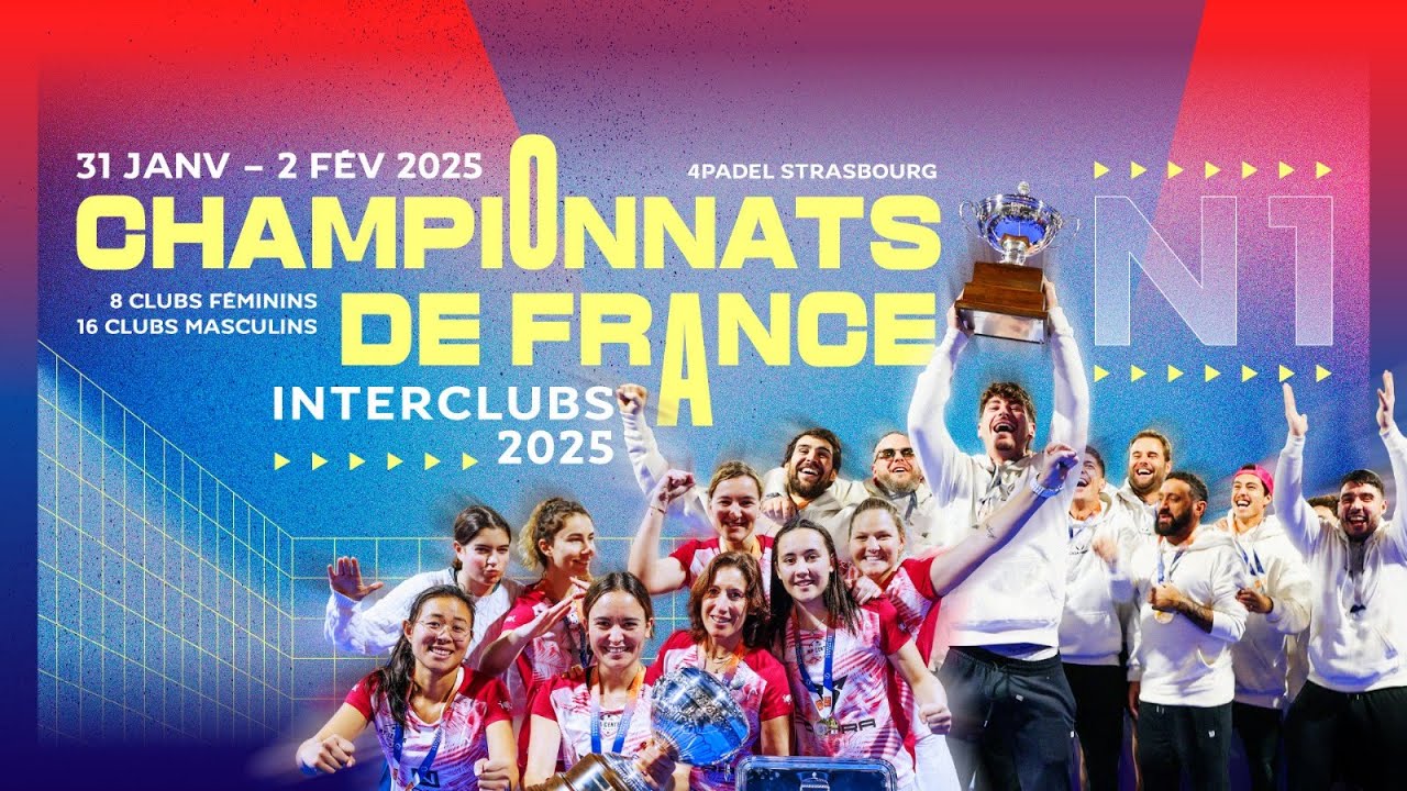 Championnats de France Interclubs 2025 - 8e - Central - All In Padel Lyon vs La Bandeja