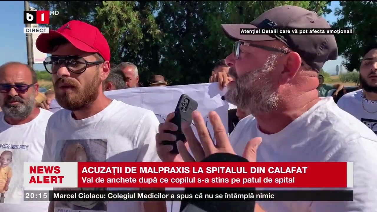 ACUZAȚII DE MALPRAXIS LA SPITALUL DIN CALAFAT. Știri B1TV_8 august 2024
