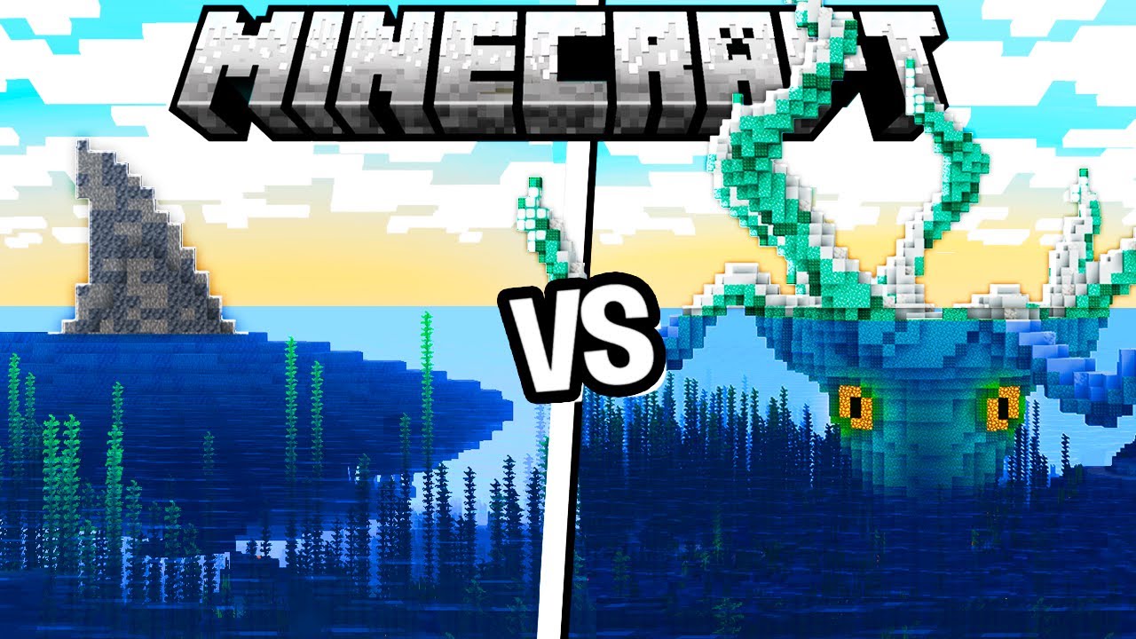 MEGALODON VS KRAKEN no Minecraft 1.17 #137 CREATIVESQUAD