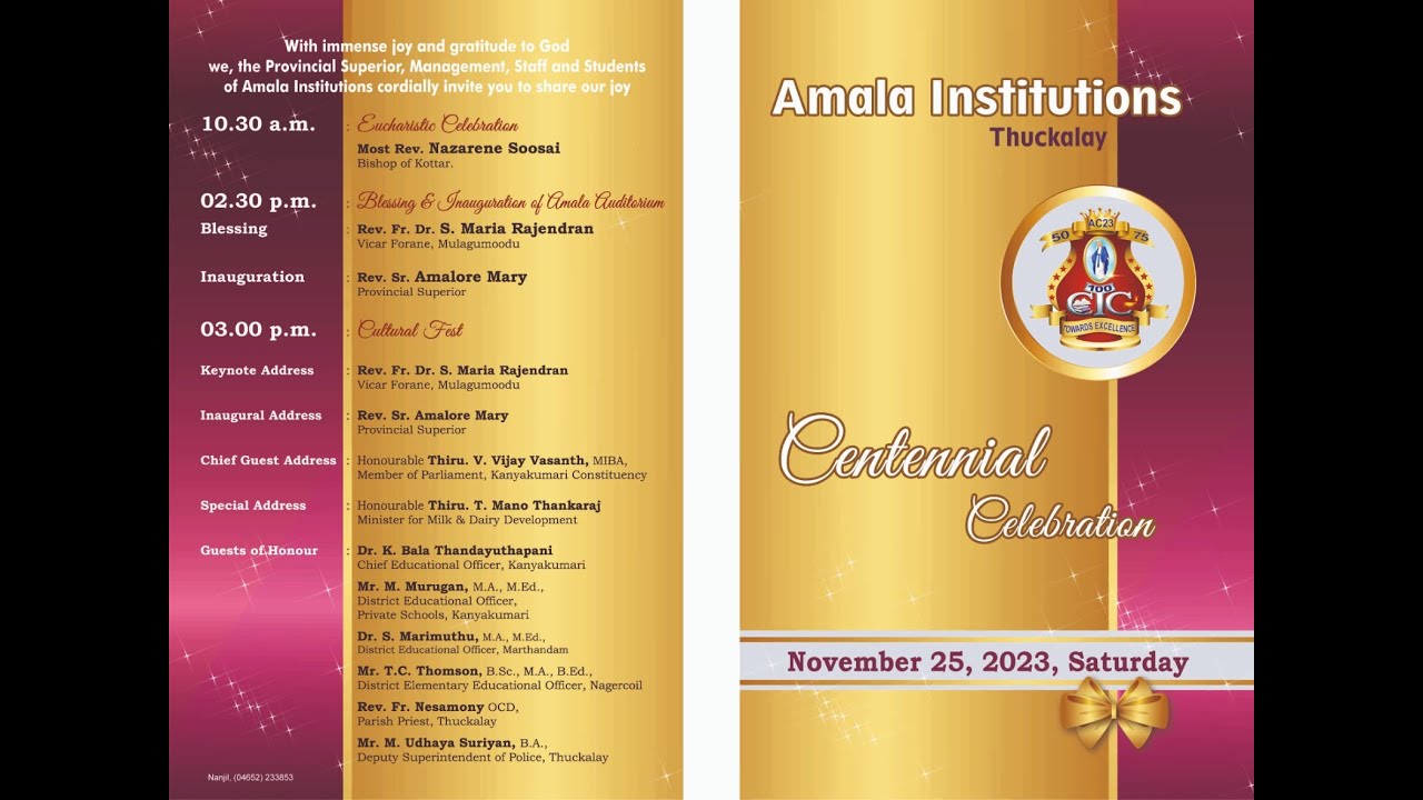 Centennial Celebration