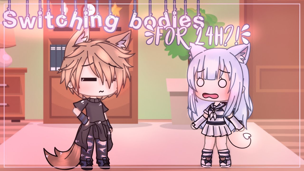 Switching bodies for 24h challenge!?||Gacha life