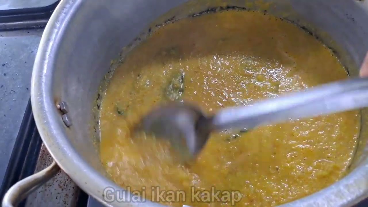 GULAI IKAN KAKAP, MENU SORE CREW INDONESIA, DIATAS KAPAL KOREA