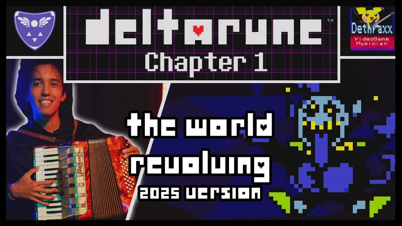 Deltarune: THE WORLD REVOLVING (2025 VERSION) | Metal Guitar Remix Cover by Dethraxx