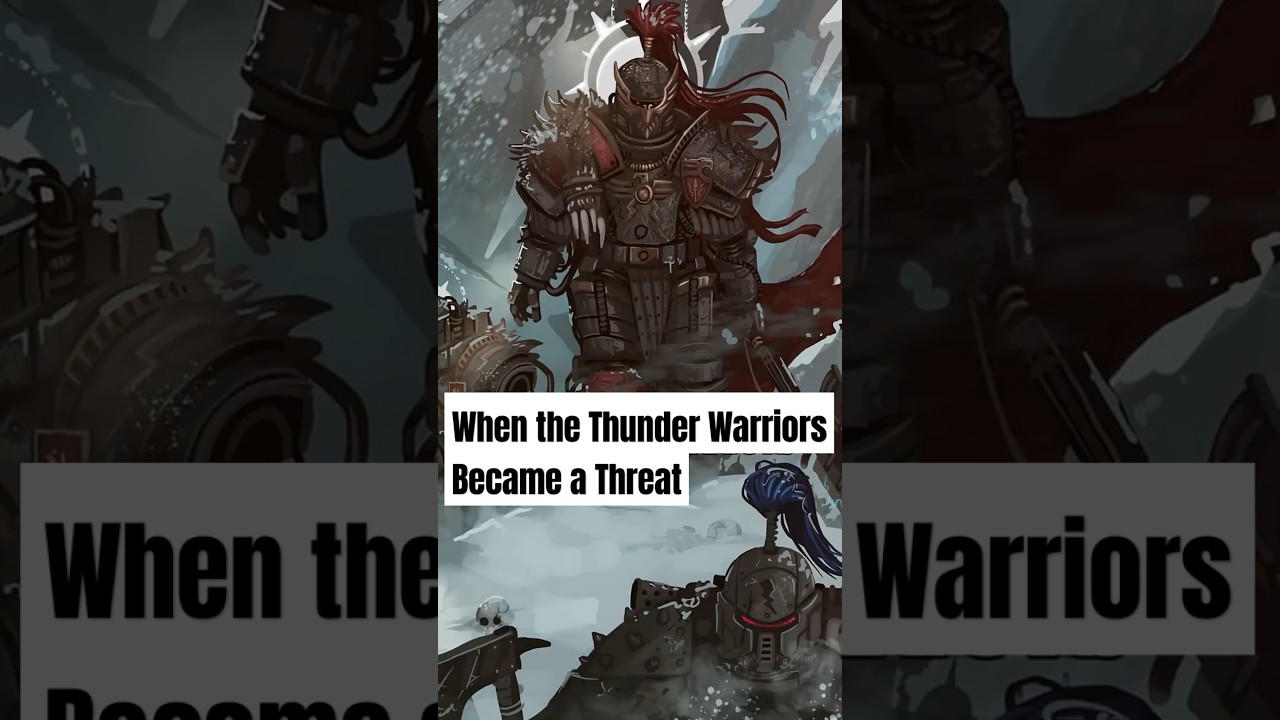 When the Thunder Warriors Became a Threat #warhammer40000 #warhammer40k #warhammer30k #shorts