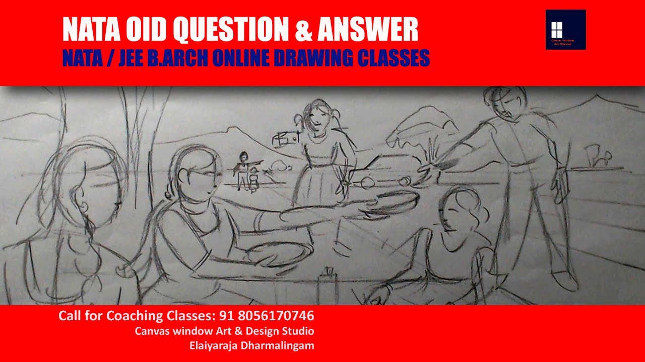 NATA Old Question & Answer - You are at Picnic - A Sketch