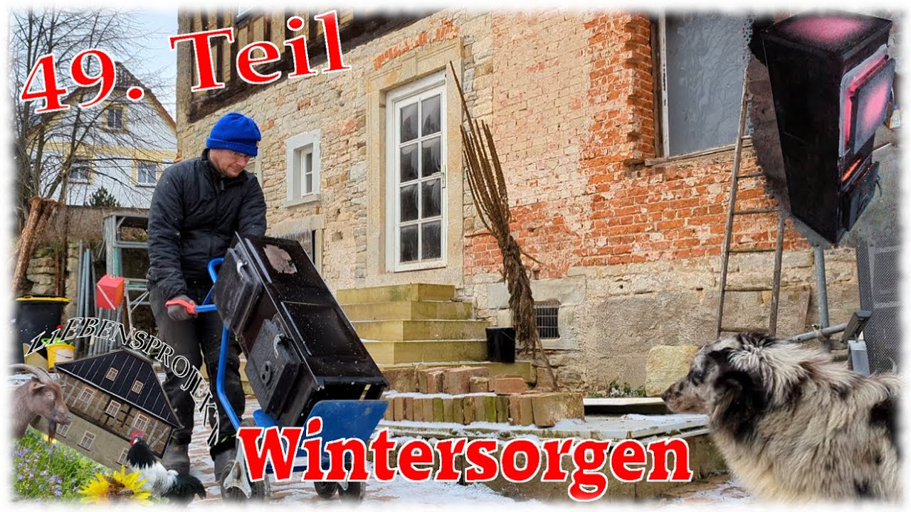 Kampf gegen die Kälte - Ofensorgen mitten im Winter - #49 Projekt Fachwerkhaus -