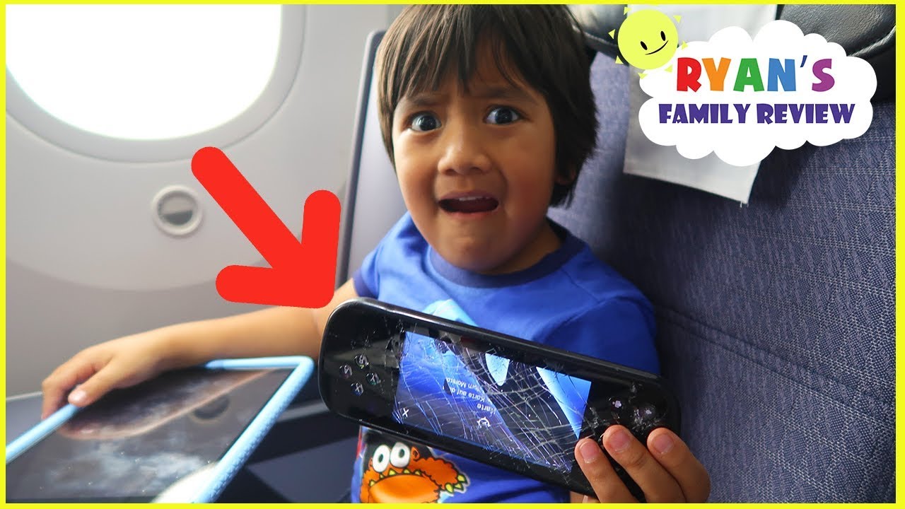 Someone Broke The Screen on the Airplane....