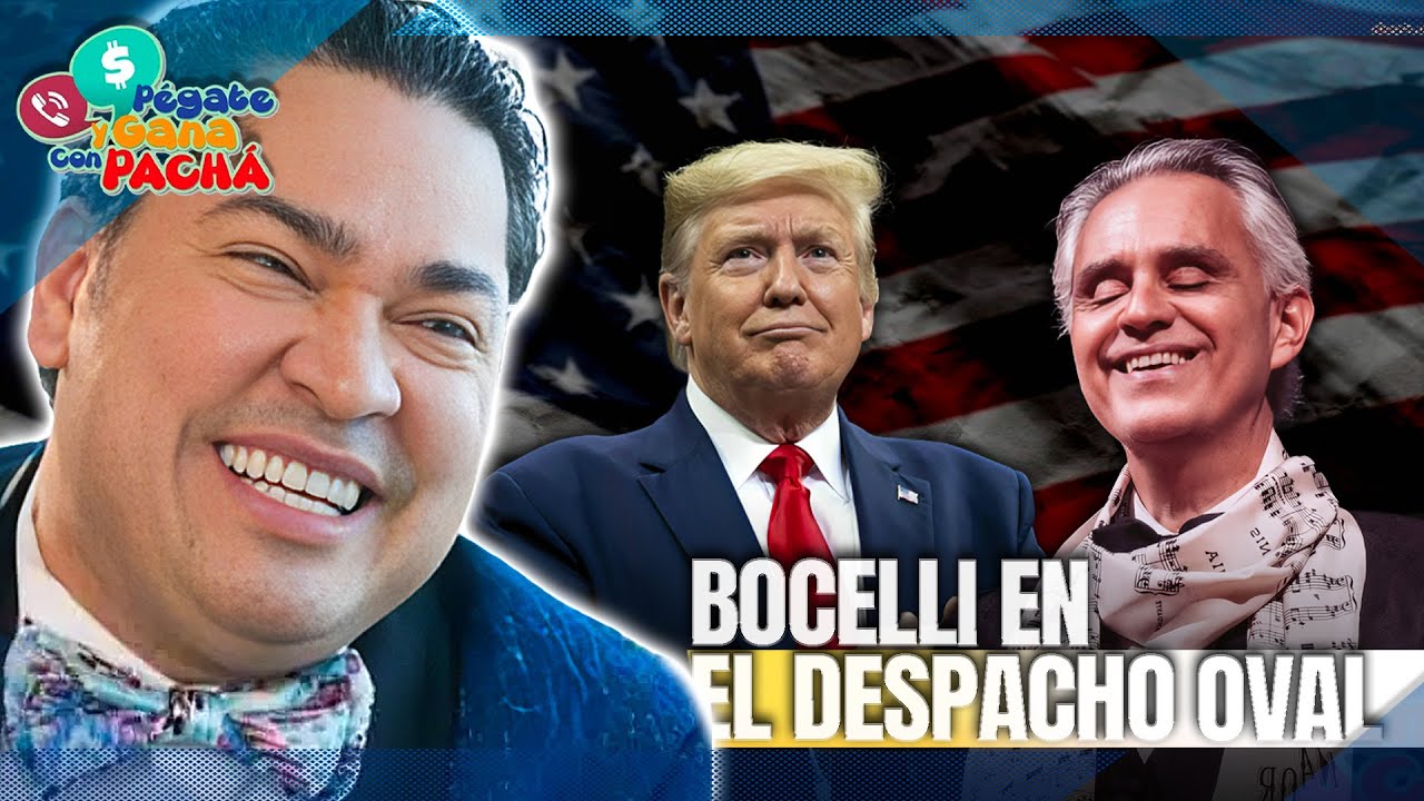 ANDREA BOCELLI canta especialmente para TRUMP en el Despacho Oval | Pégate y Gana con el Pachá