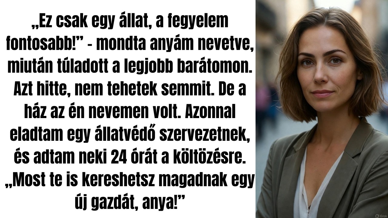 Anyám eladta a kutyámat, amíg én dolgoztam, hogy megleckéztessen – Amikor rájöttem, az egész házát..
