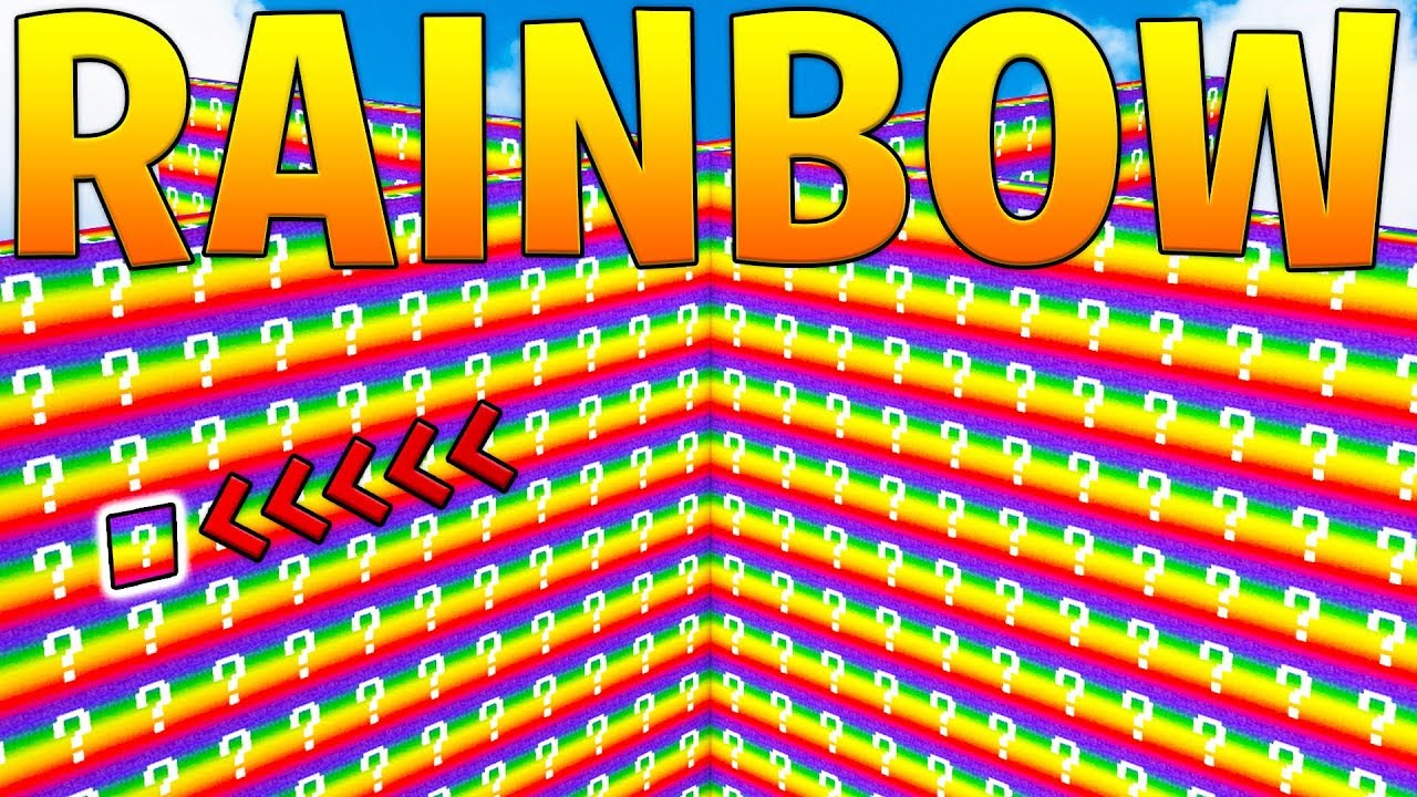OVERPOWERED RAINBOW LUCKY BLOCK WALLS! - MINECRAFT MODDED MINIGAME | JeromeASF