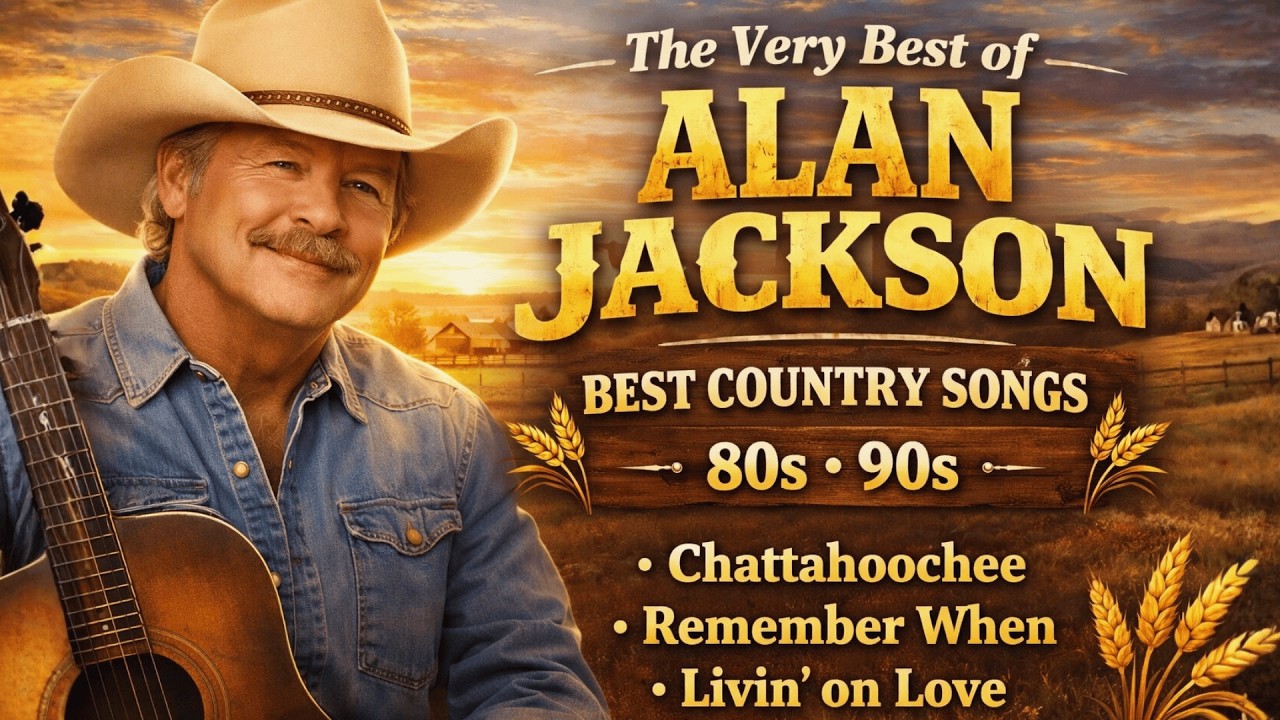 Alan Jackson's Greatest Hits Album 🎸 Best Classic Country Music || Alan Jackson Country Music
