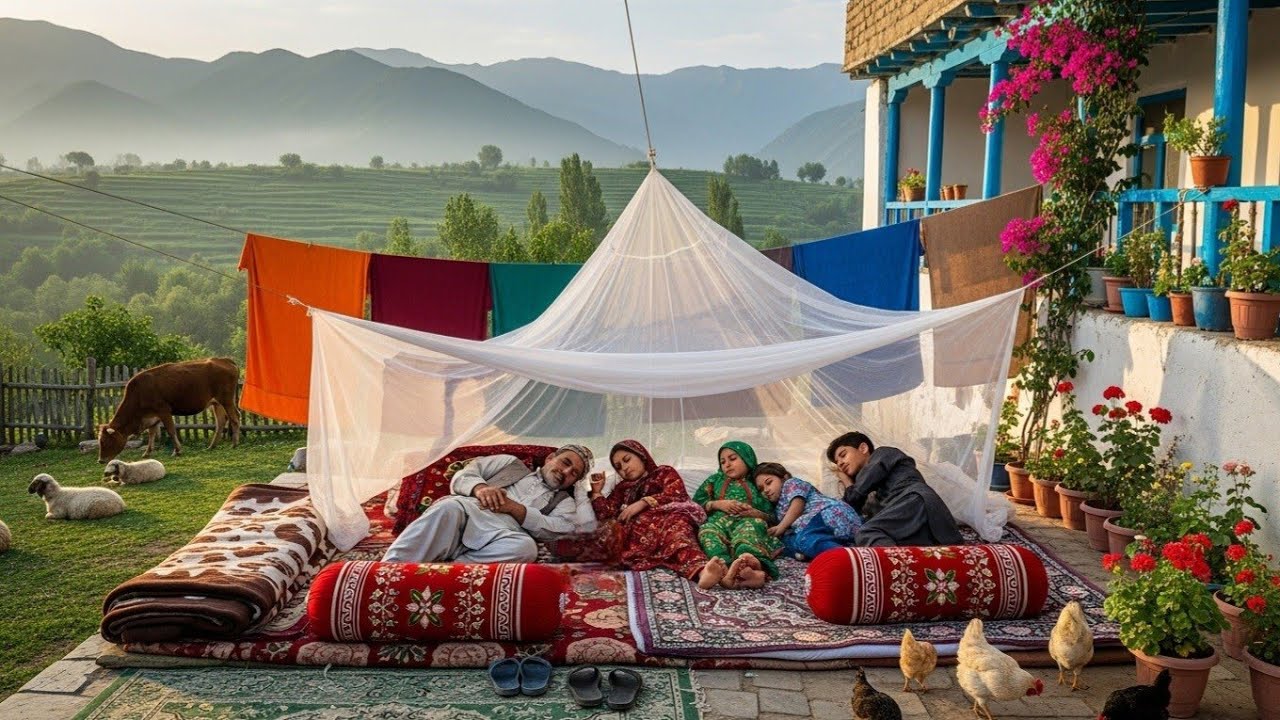 Off Grid Village Life in Afghanistan | Peaceful Daily Routine & Cooking Traditional Tandoori Bread.