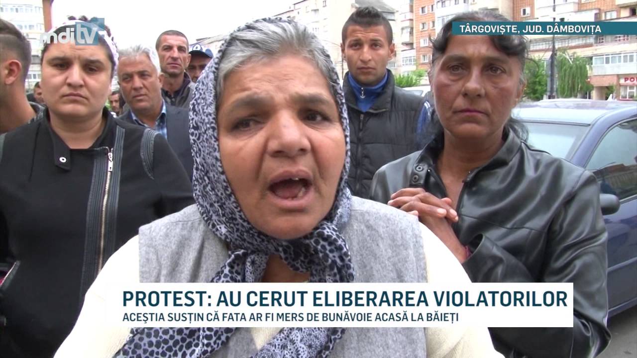 PROTEST AU CERUT ELIBERAREA VIOLATORILOR