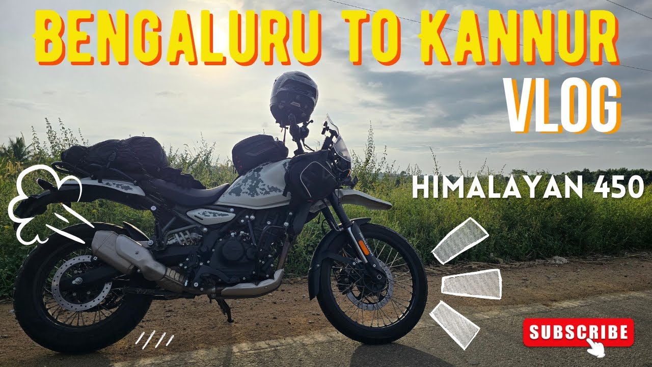 Bengaluru to Kannur on Himalayan 450 | First time in Kerala on Bike #royalenfieldhimalayan
