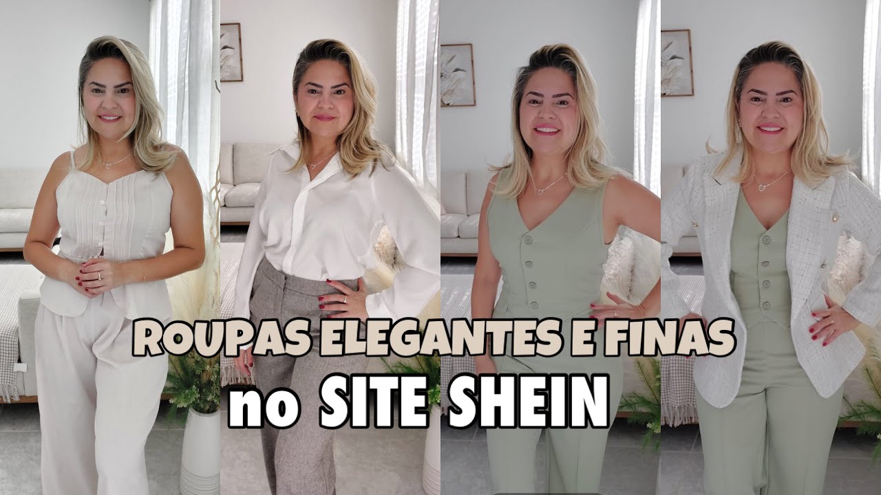 ROUPAS NEUTRAS E PERFEITAS NO SITE SHEIN