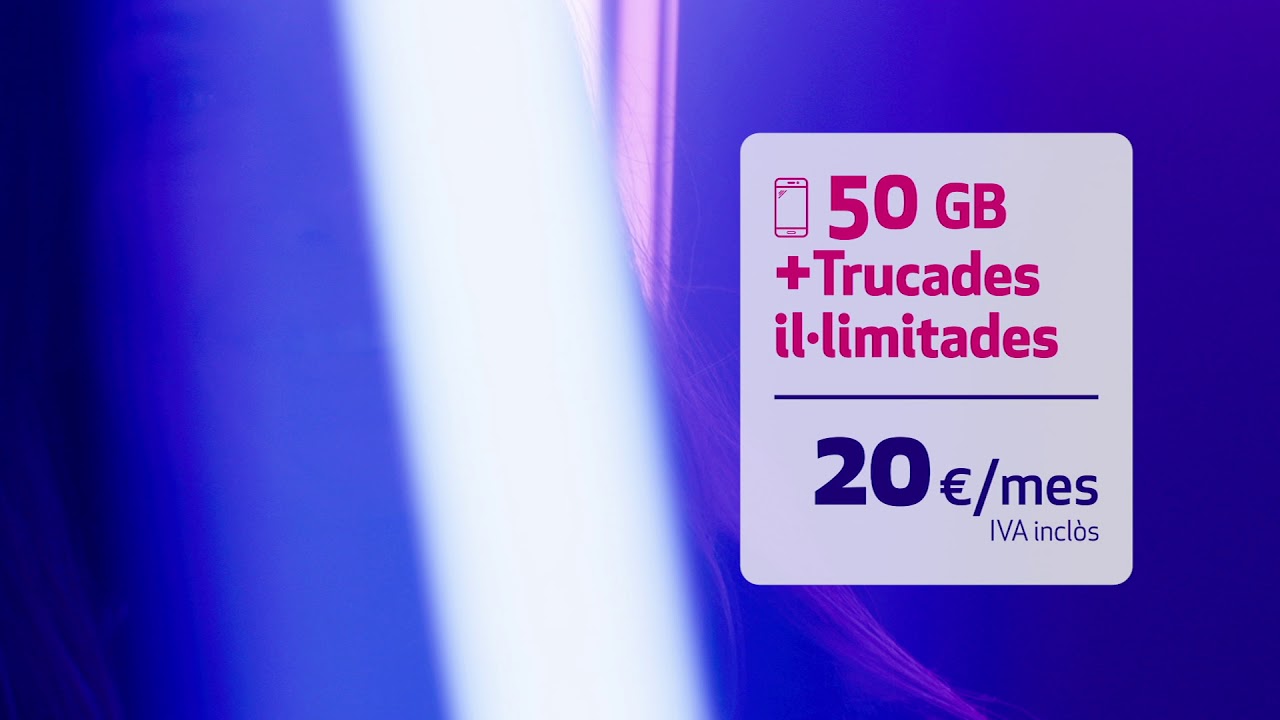 FIBRACAT - ESPOT TV 2019 M&Ograve;BIL 50 GB (video obsolet)