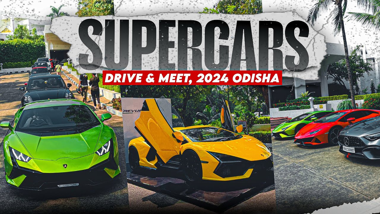 LAMBORGHINI DRIVE IN ODISHA 2024 🚀 || ODISHA’S ULTIMATE SUPERCAR MEET 🔥 #supercars #odisha