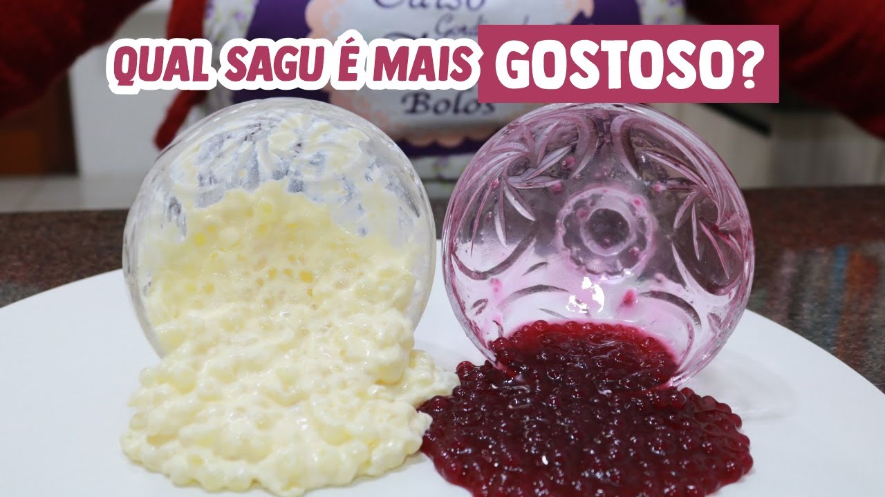 Como fazer um Sagu bem soltinho - Leite e vinho