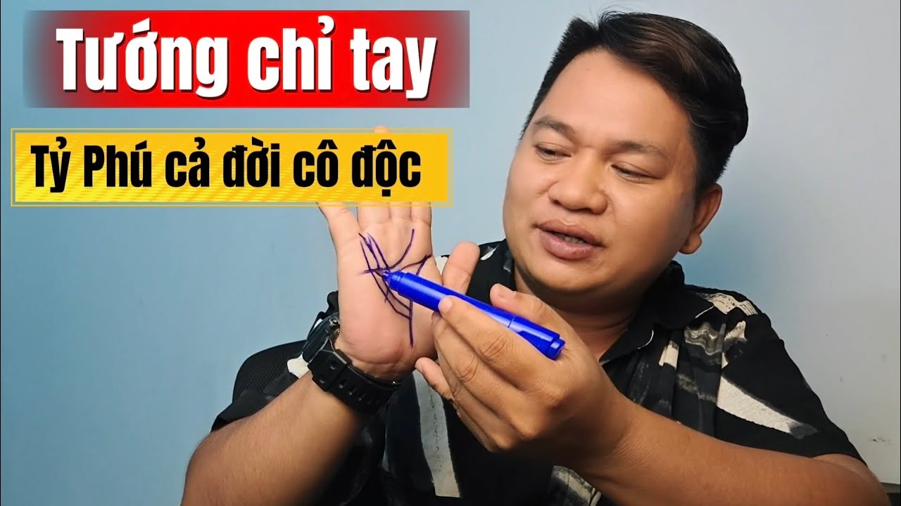 Tướng chỉ tay tỷ phú hàng tỷ người có 1 #tuvituongso #phongthuykylan #xemchitay #nhantuong #chitay 