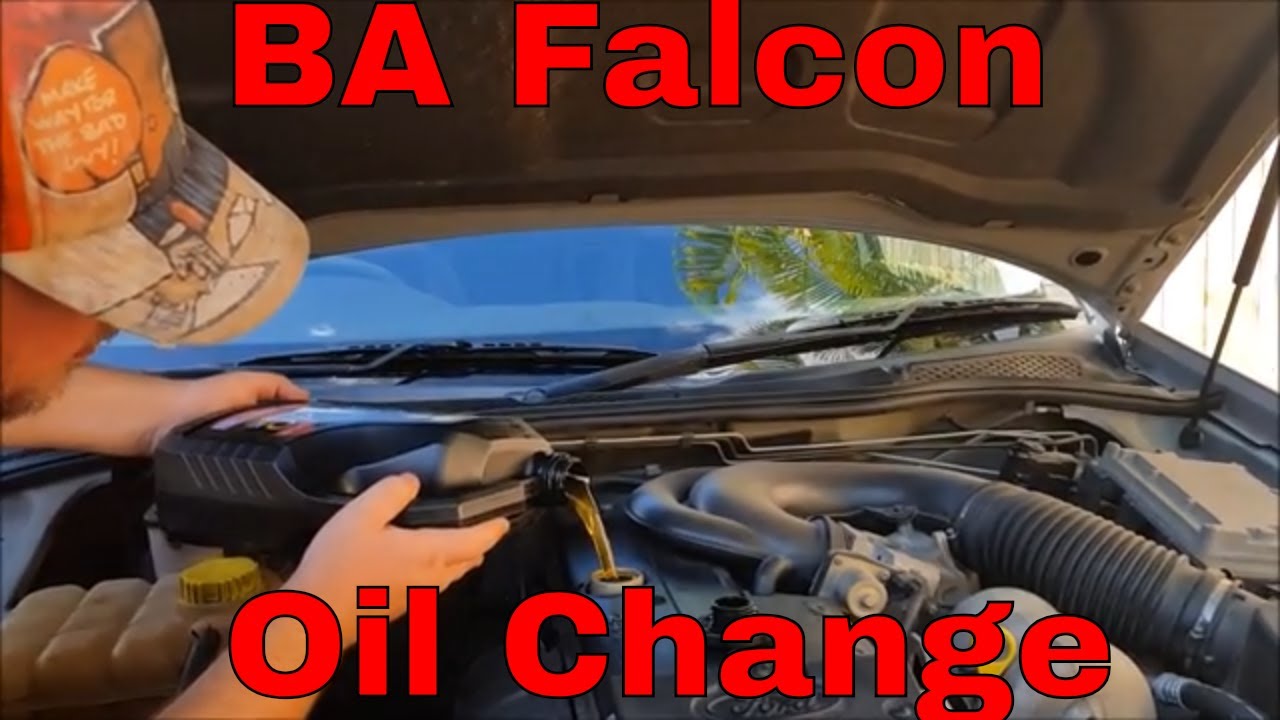 BA Falcon - Oil change and oil filter service