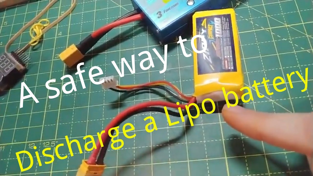 One way to safely discharge a Lipo