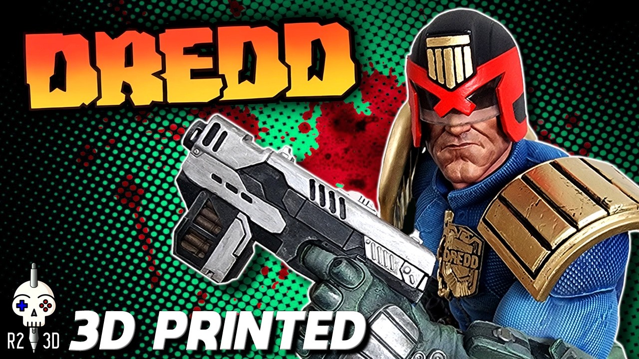 3D Printing And Painting Judge Dredd: The Ultimate Build!