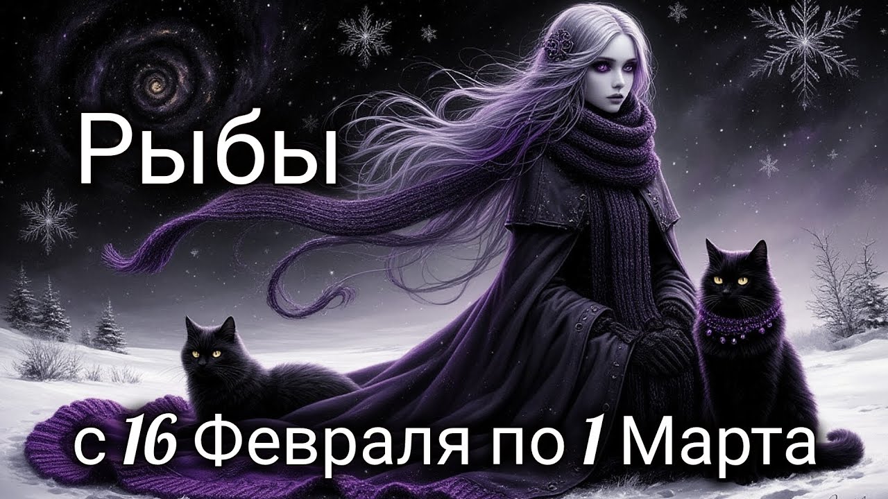 ❄️Рыбы! Таро прогноз с 16 Февраля по 1 Марта!