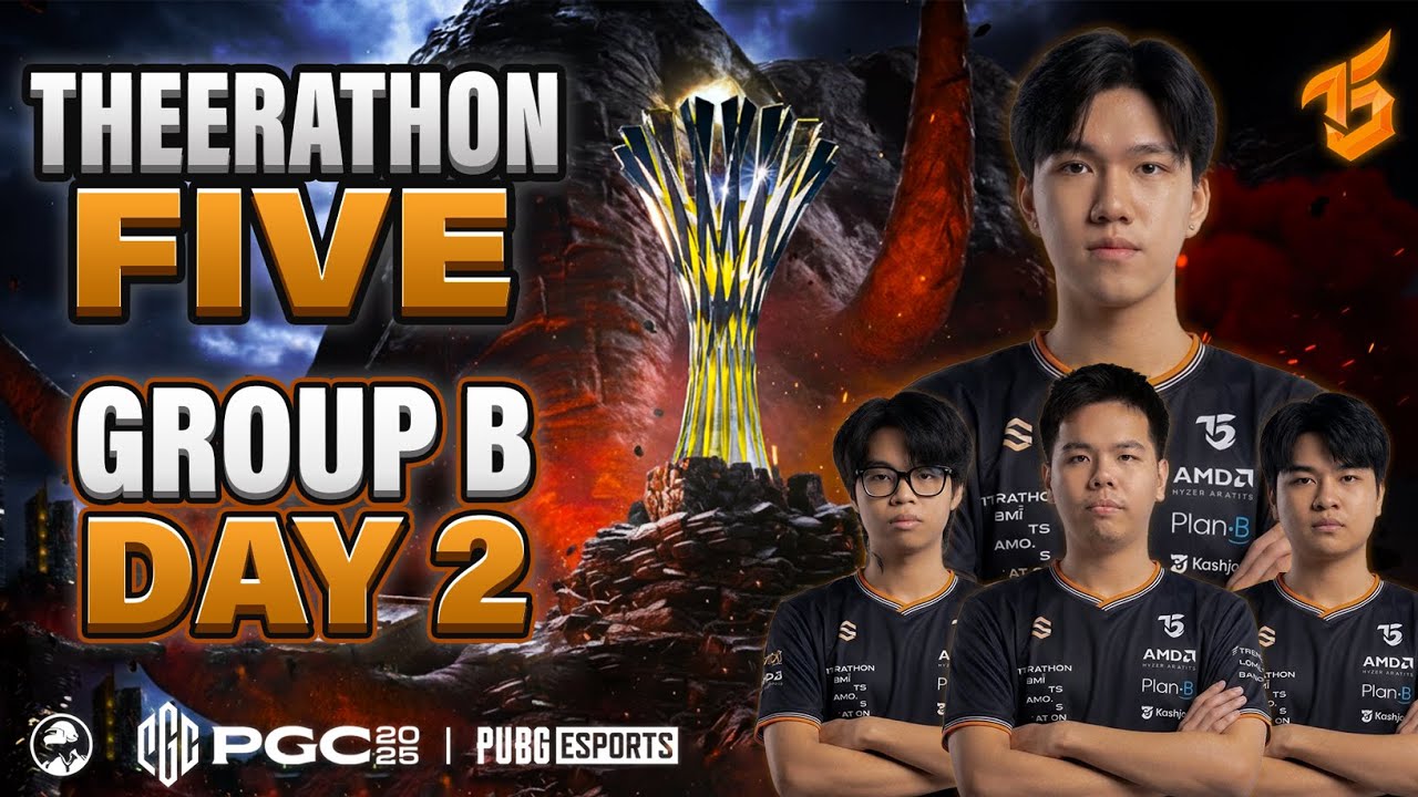 PGC 2025 | POV - Theerathon Five | Group B DAY 2 | PUBG Pro-Player