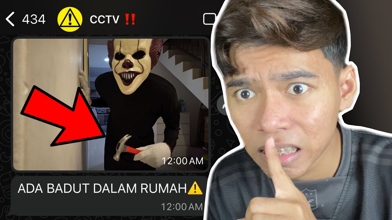 TERAKAM CCTV ‼️ BADUT MASUK RUMAH AKU ‼️