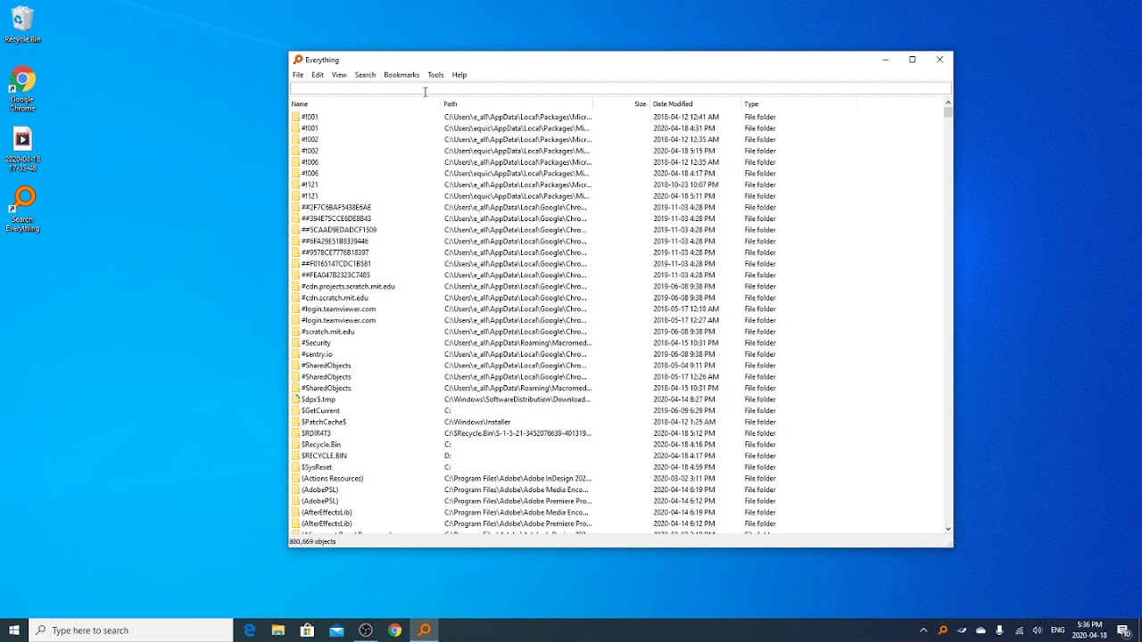 eQIT-01 Search EVERYTHING - Find ANY file on your Hard Drive Instantly! Computer Search Tool - Free!