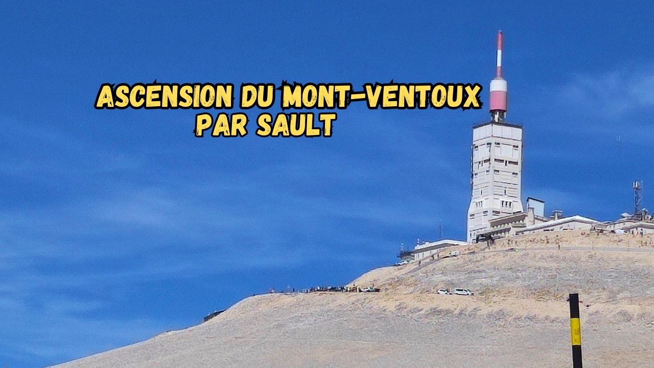 Mont Ventoux à vélo : Ascension par Sault
