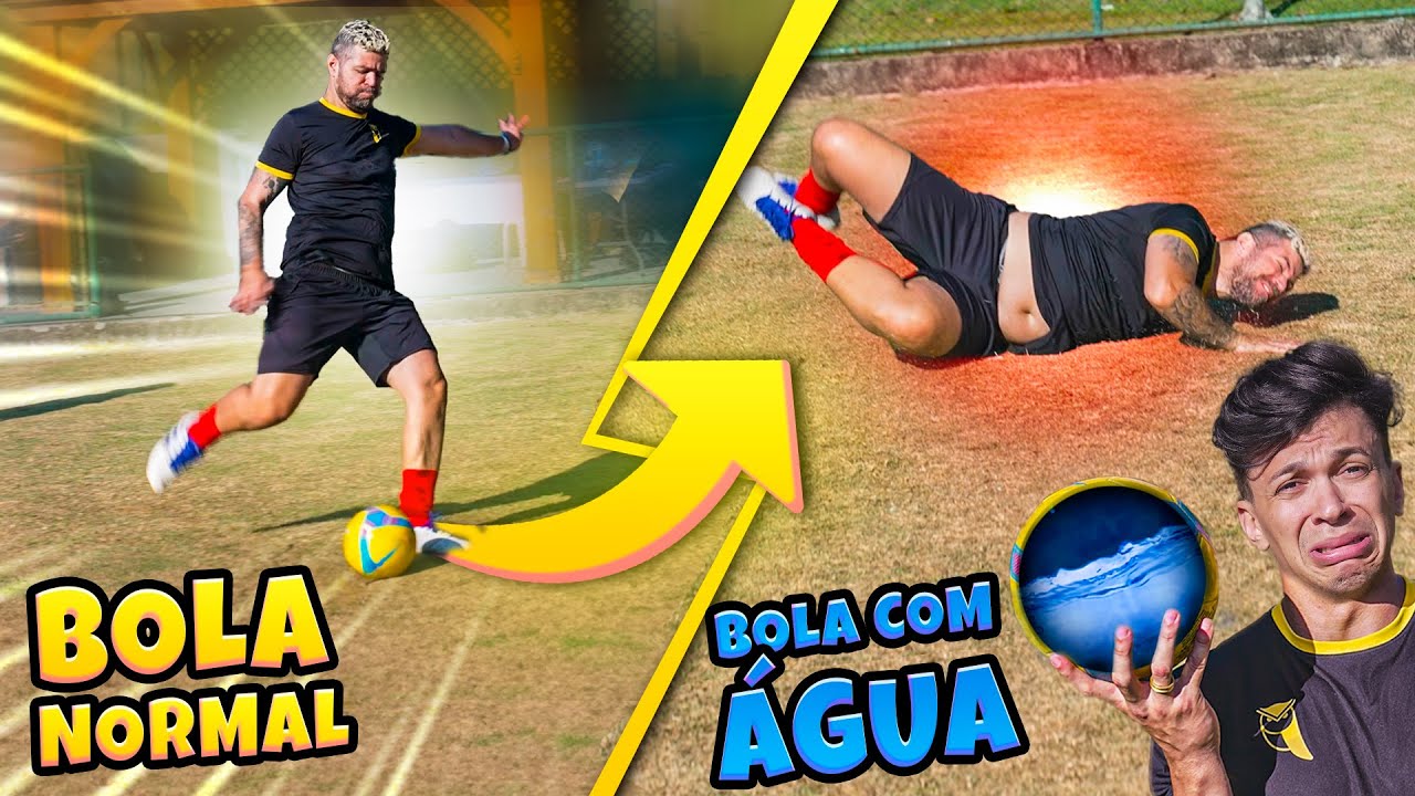 ERROU A BOLA, QUEBROU O PÉ! DESAFIO DA BOLA SURPRESA! 😂
