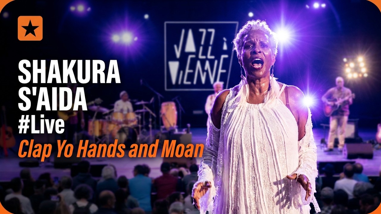 Shakura s'Aida - Clap Yo Hands and Moan - Live Jazz à Vienne