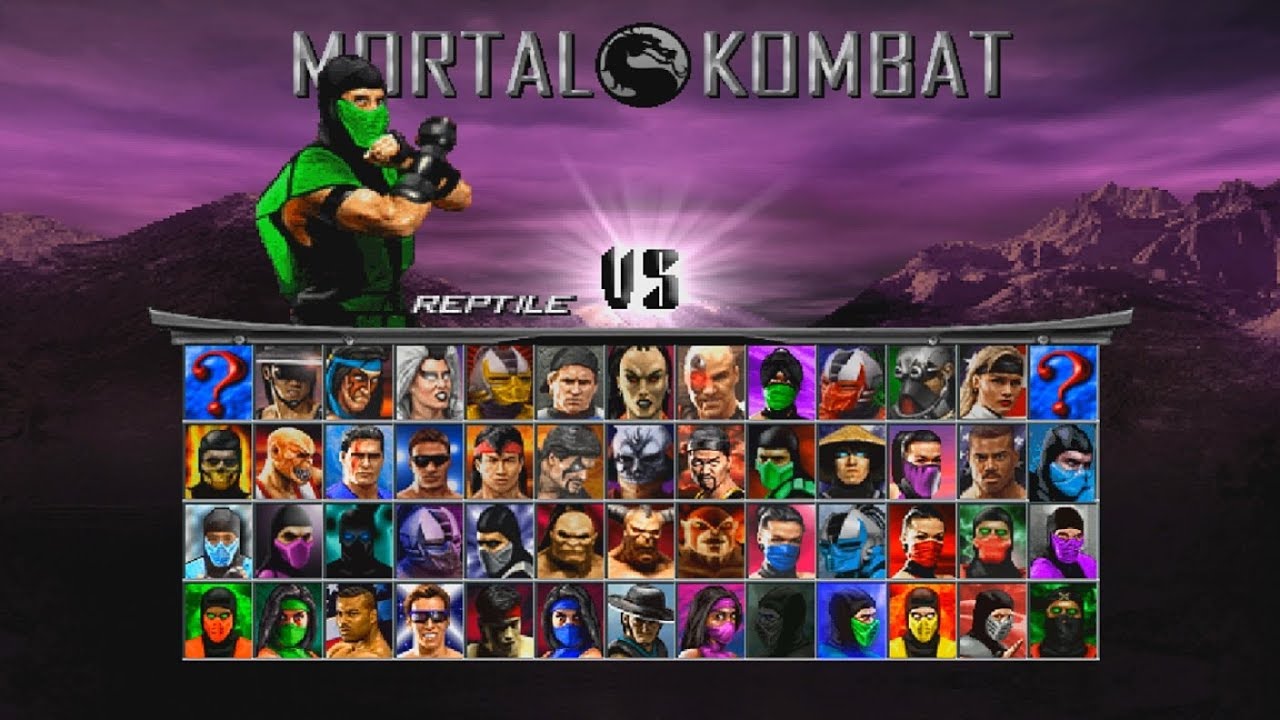 Mortal Kombat Project 4.1 (Mugen) - Reptile MK2 Playthrough