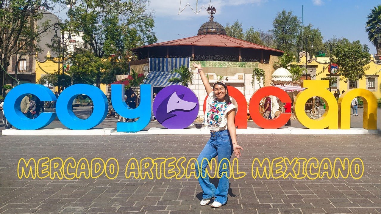 🌍Tour completo en Mercado Artesanal de Coyoacán - México 🇲🇽