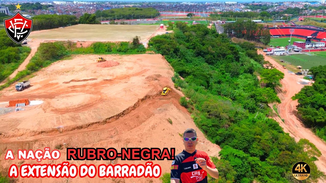 NAÇÃO RUBRO NEGRA A EXTENSÃO DO BARRADÃO! A OBRA AVANÇA!23/01/2026#obra #barradão #ecvitória