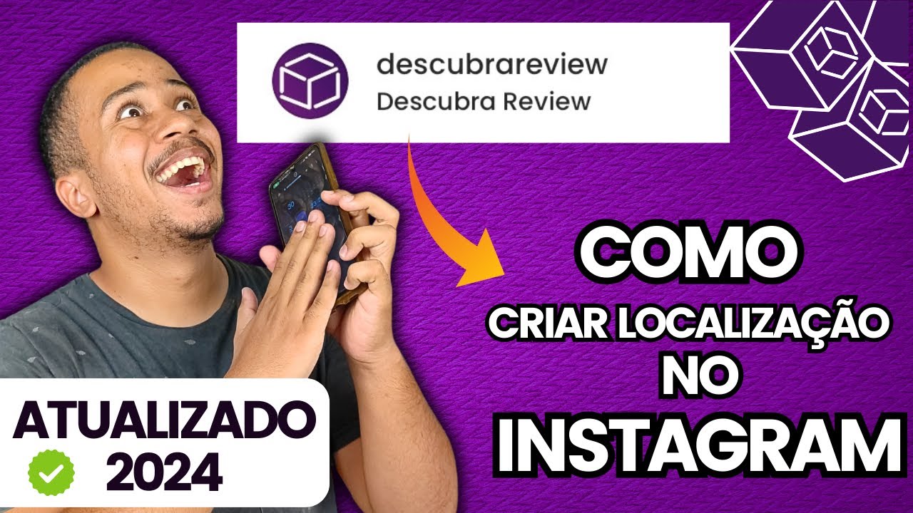 COMO CRIAR SUA LOCALIZAÇÃO NO INSTAGRAM EM 2024! CHECK-IN STORIES E FEED.