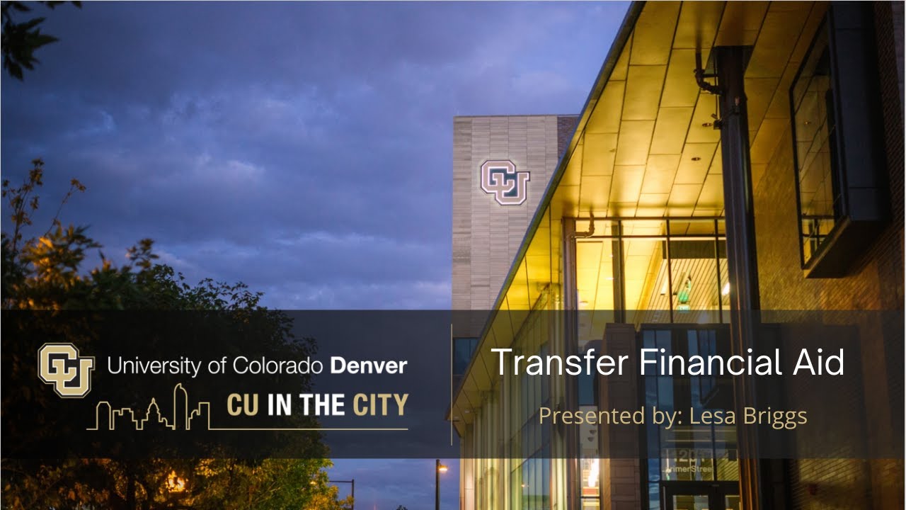 Transfer Financial Aid Presentation
