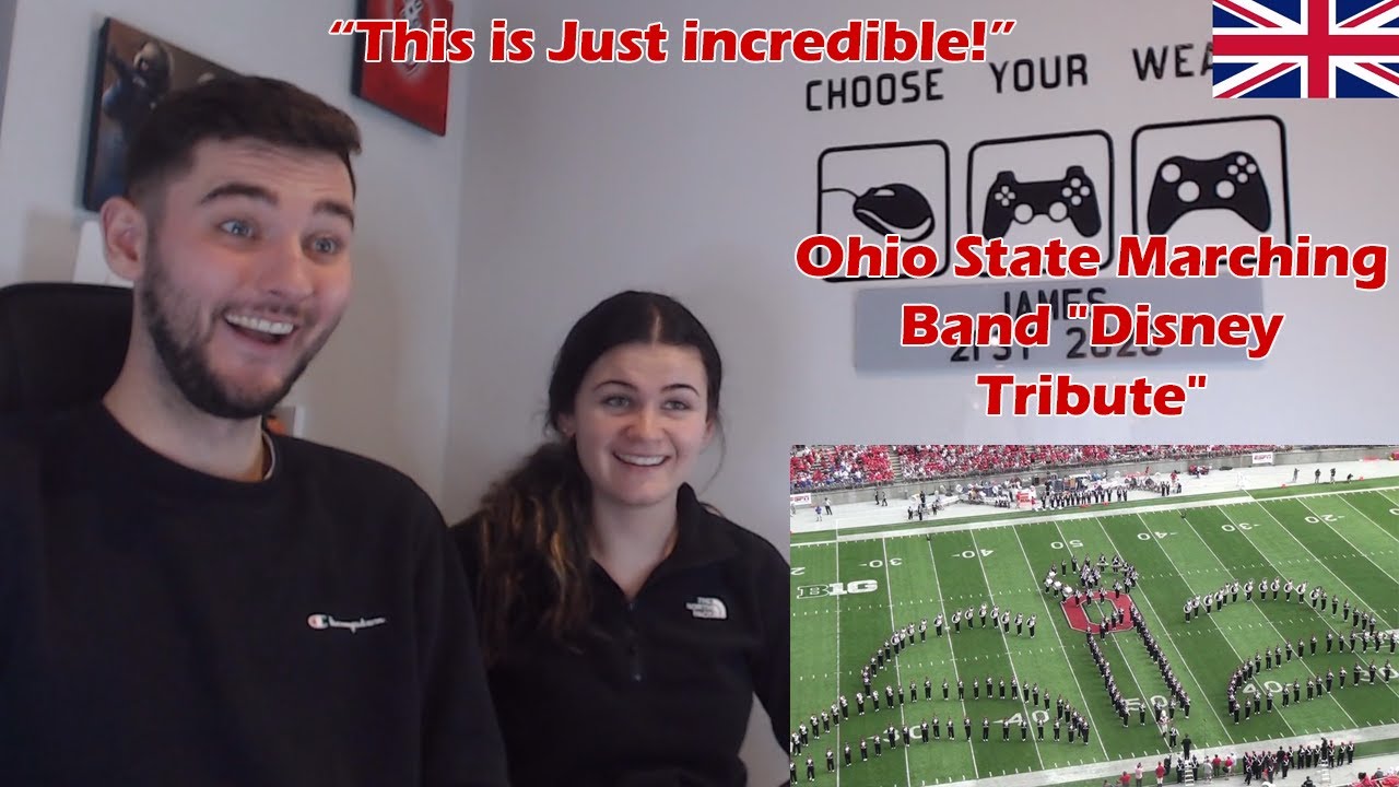 British Couple Reacts to Ohio State Marching Band 