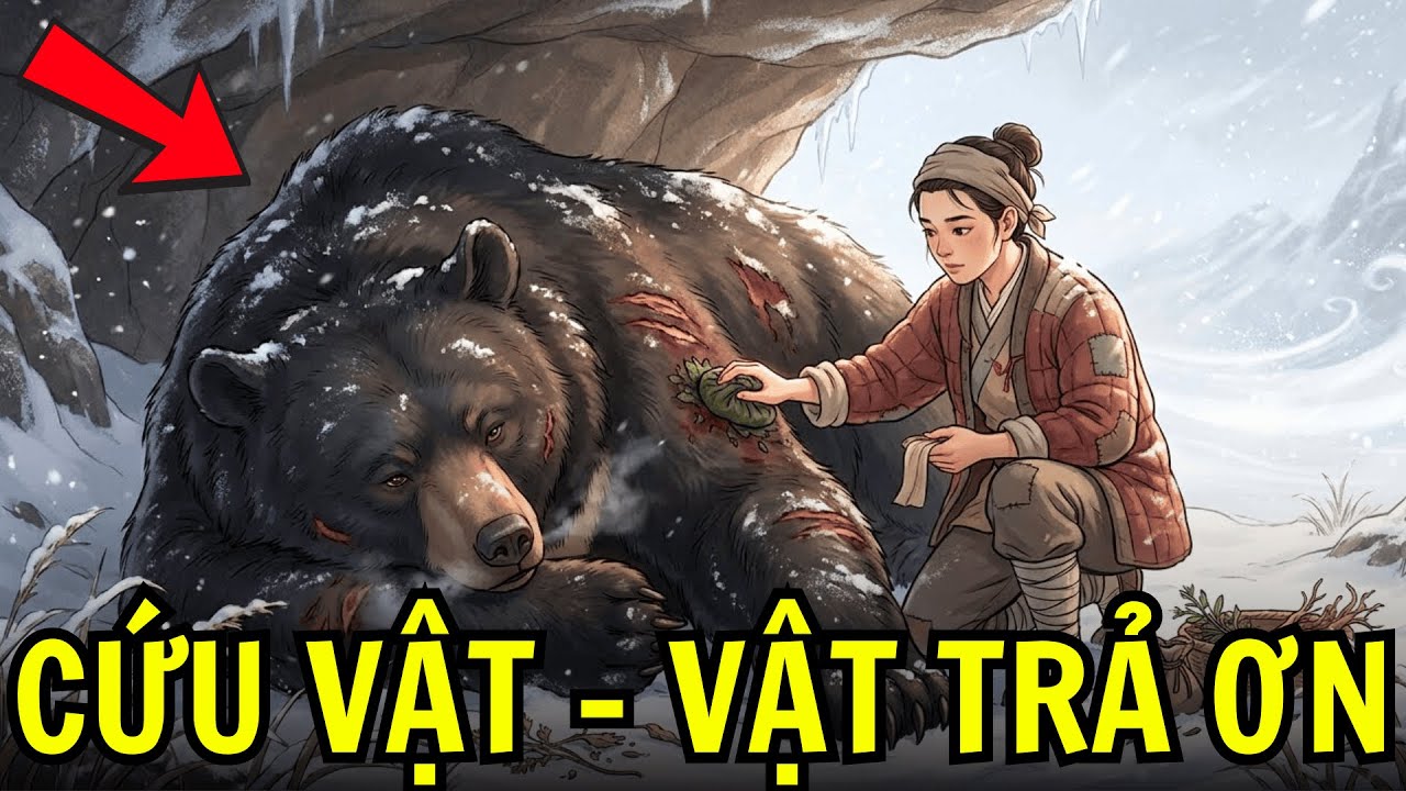 CỨU VẬT, VẬT TRẢ ƠN - Cô Gái Hái Thảo Dược Cứu Gấu Đang Hấp Hối và Nhận PHÚC LỚN | Chuyện Nhân Quả