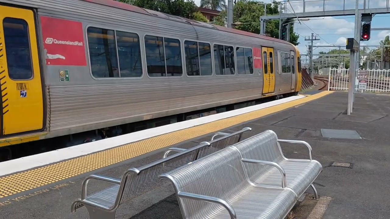 Trains at Eagle Junction train station.