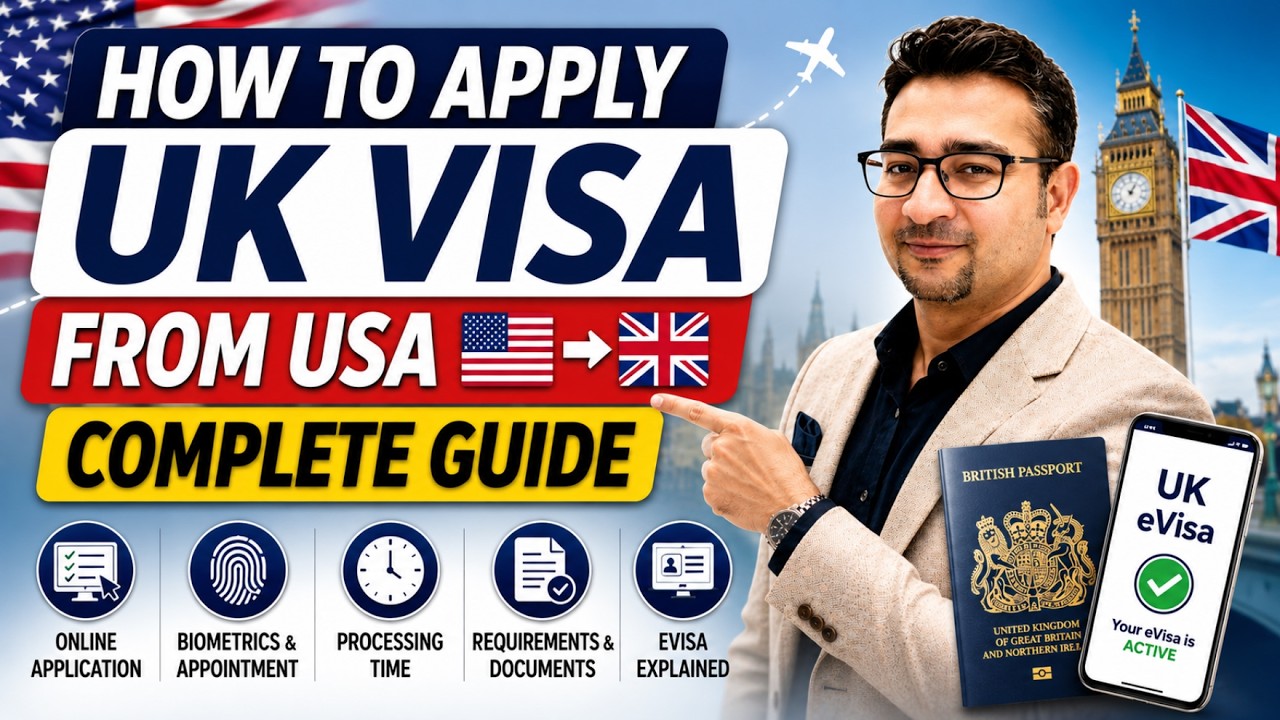 UK Visitor Visa from USA 2026 | How to Apply eVisa, Documents, Biometrics & Processing Time