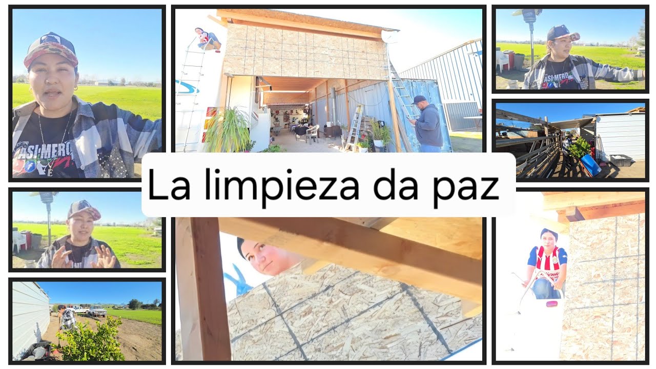Limpiando Mi Ranchito//🪴La limpieza da paz aunque no sea propio !!
