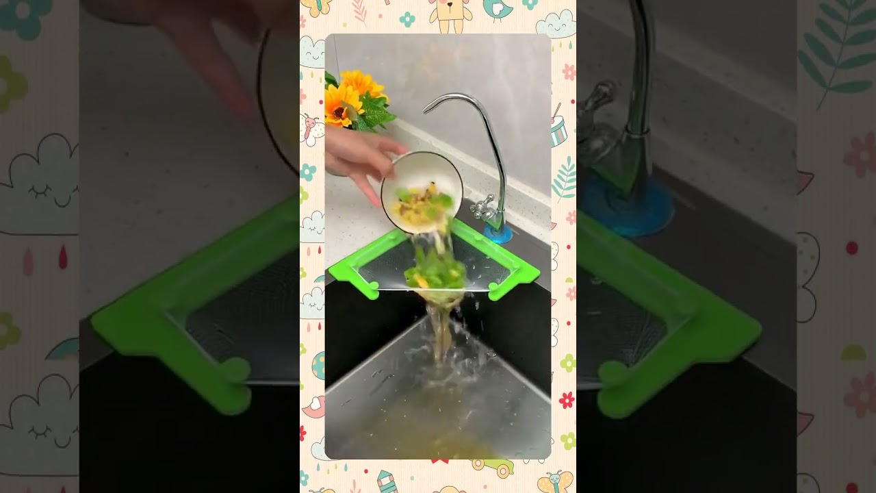 Triangular drainage net, with disposable net bag, which can filter leftovers, tea leaves and water,