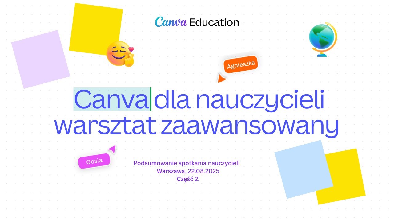 Canva dla nauczycieli: warsztat zaawansowany